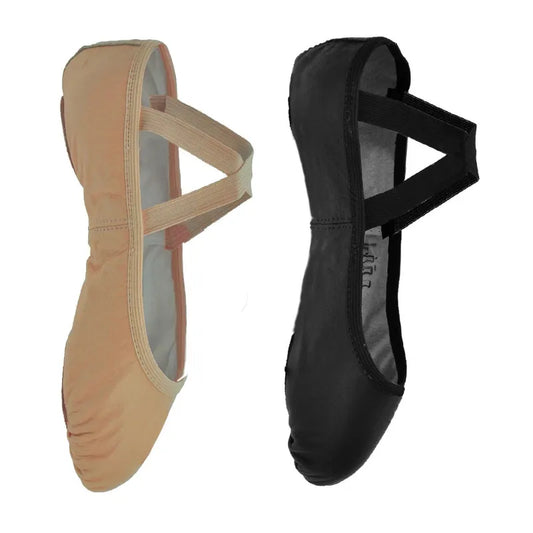 So Danca Stretch Leather Split Sole Ballet Shoes