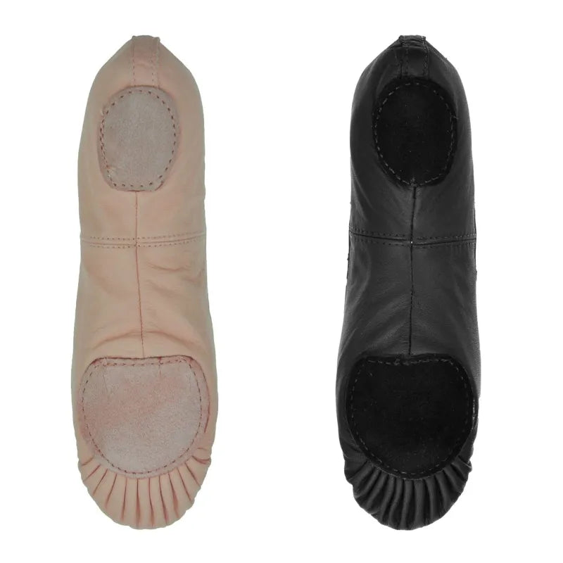 So Danca Stretch Leather Split Sole Ballet Shoes